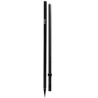 Zweiteilige GNSS-Roverstab, 2 m, Karbonfaser, schwarz, 1,36 Kg ohne Kabelaufnahme
